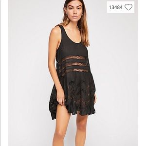 free people intimately black dress